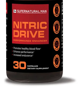 Nitric Drive usage 30 capsules label